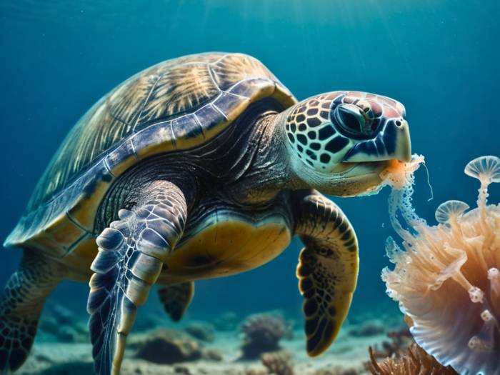 porque las tortugas pueden comer medusas